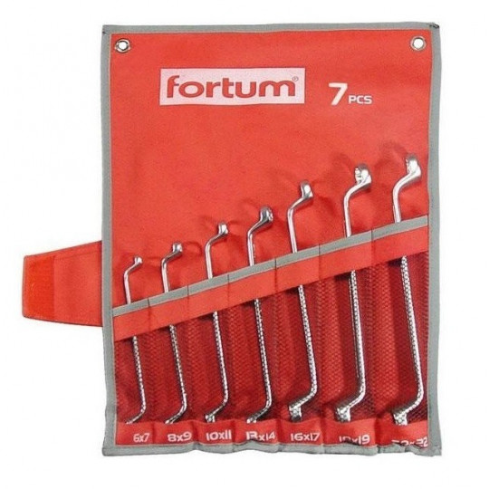 Očkové kľúče 7-dielna sada FORTUM 4730302 Očkové kľúče 7-dielna sada FORTUM 4730302